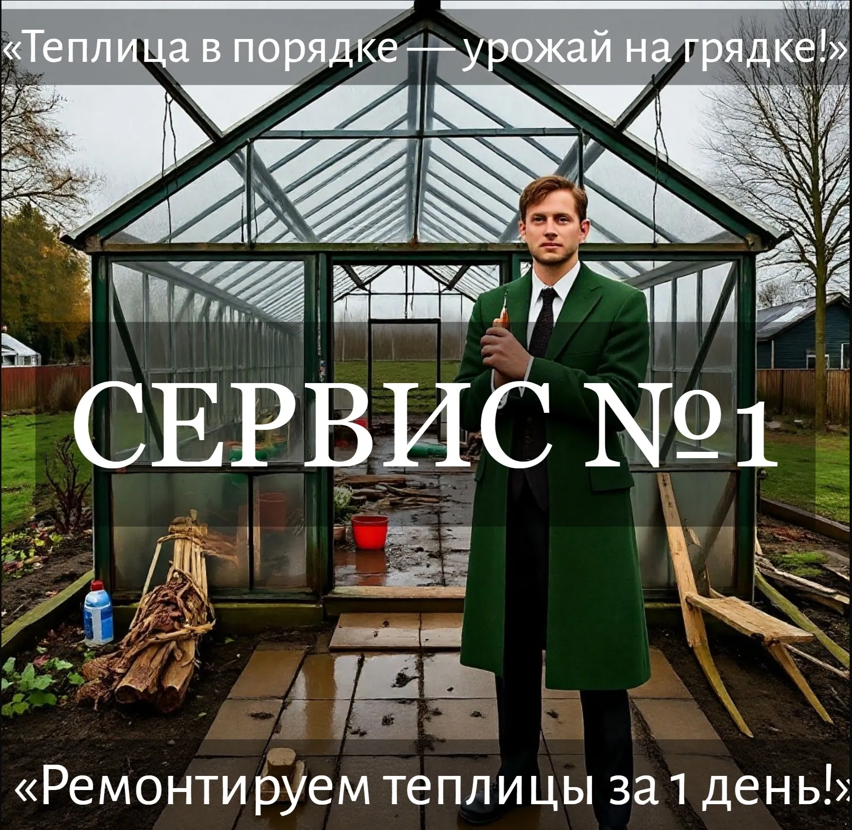 Ремонт теплицы