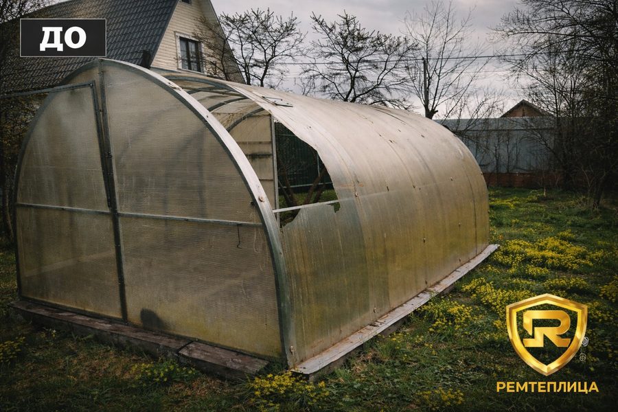 Теплица до ремонта Чехов