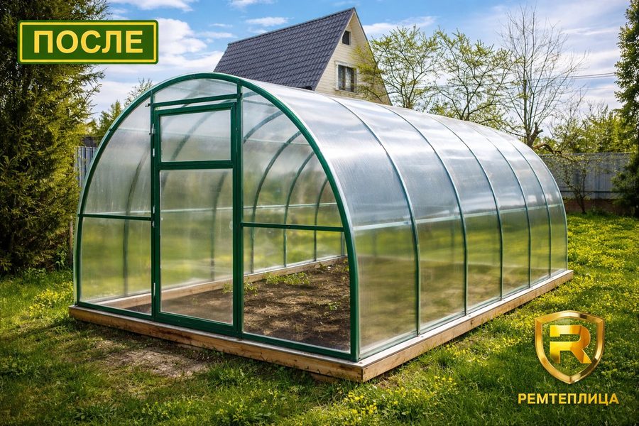 Теплица после ремонта Чехов