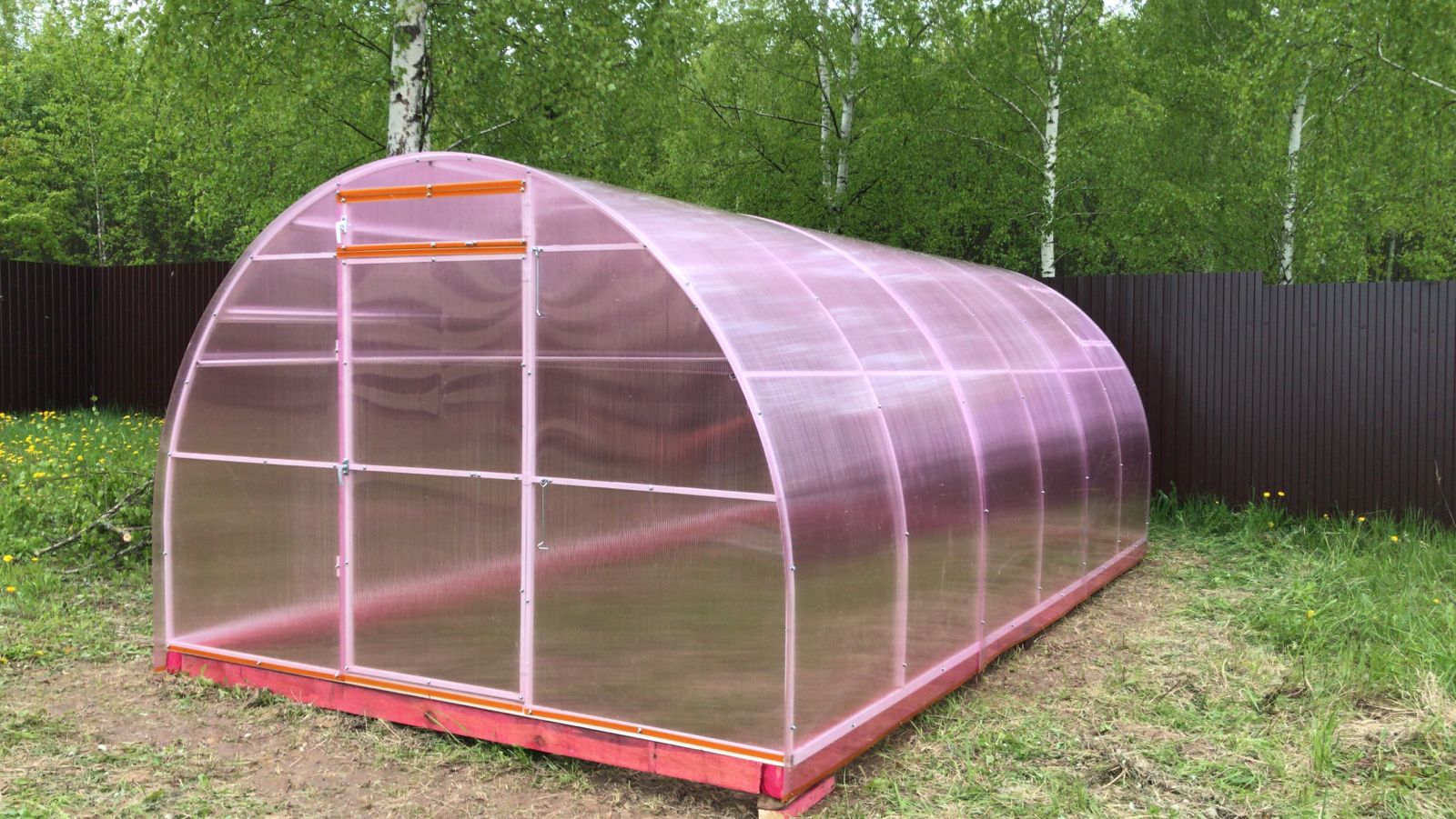 Замена поликарбоната на теплице