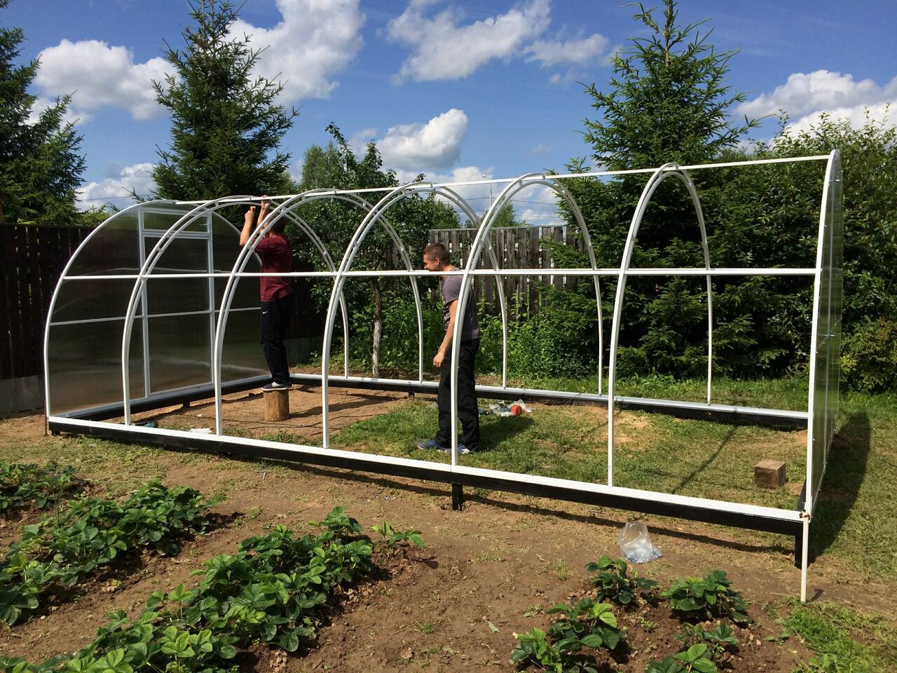 Ремонт навесов из поликарбоната