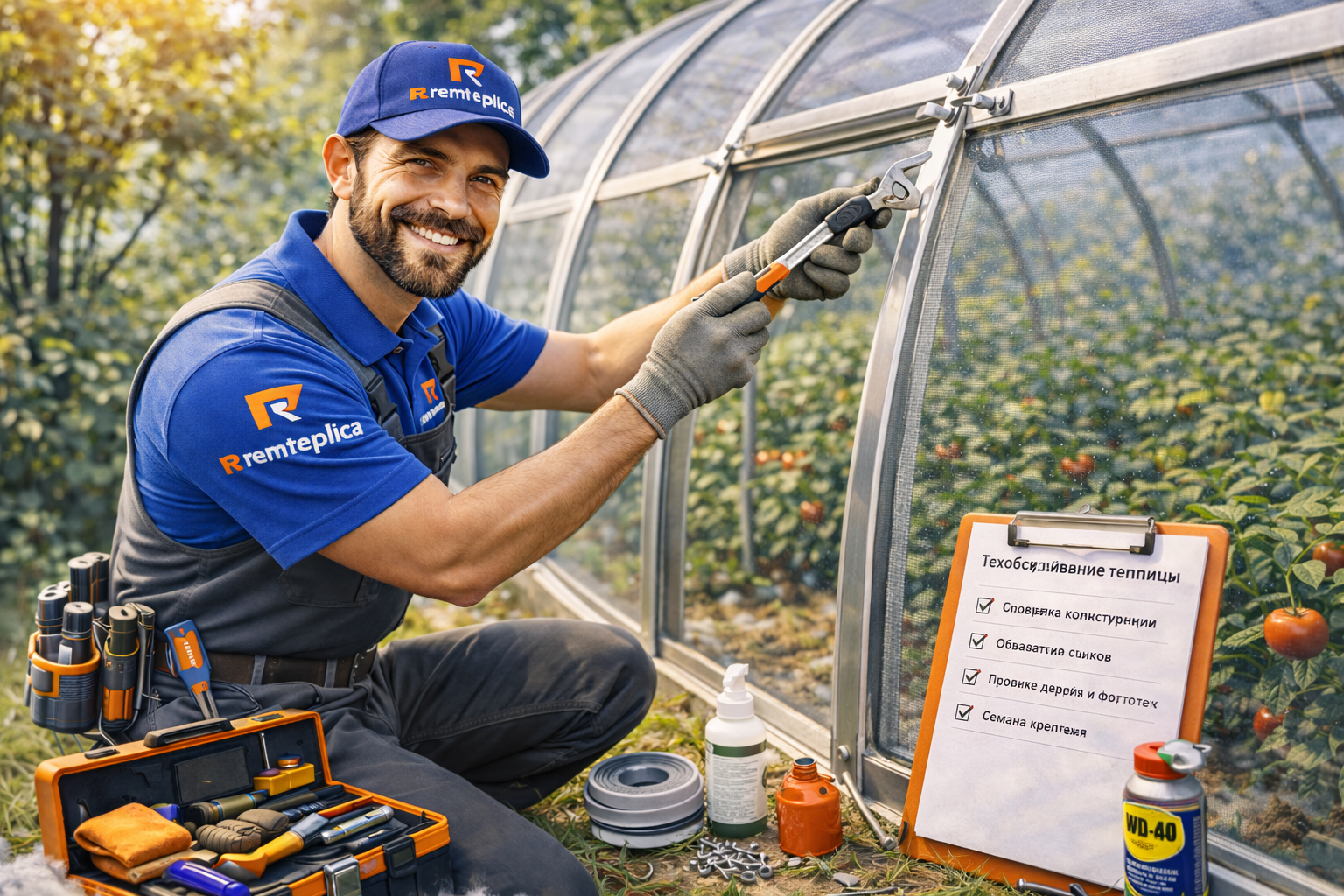 Техобслуживание теплицы