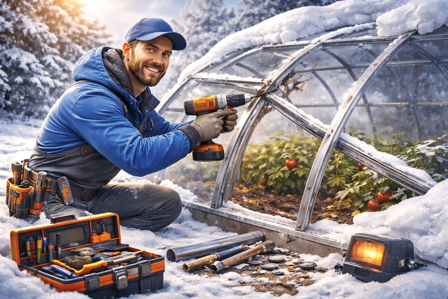 Ремонт после снега